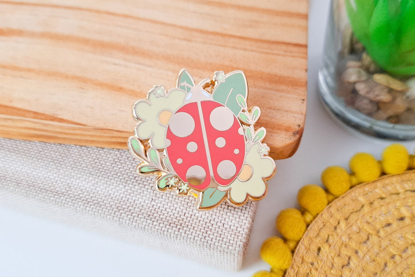 Ladybug Enamel Pin