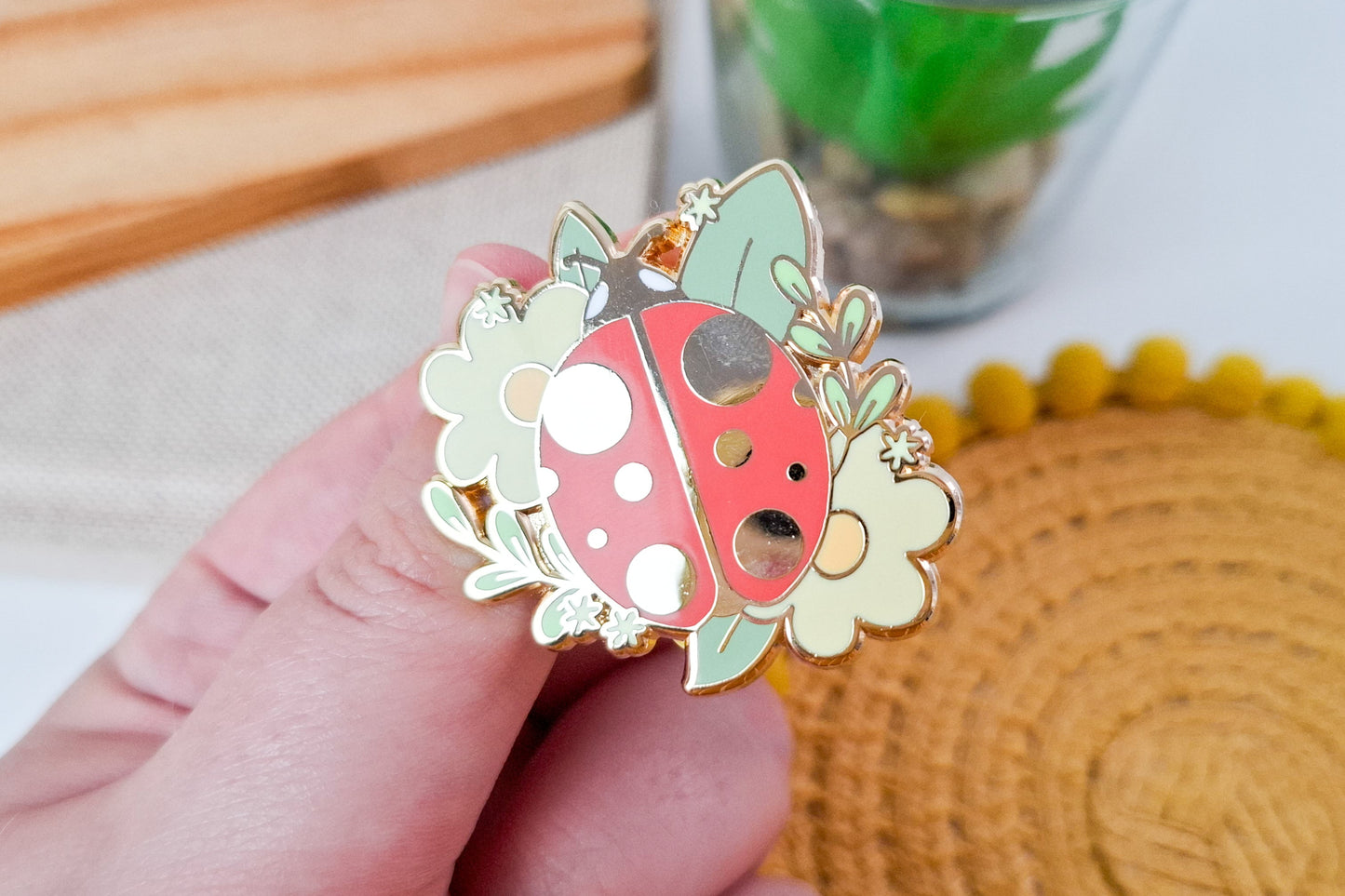 Ladybug Enamel Pin