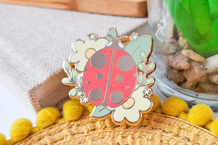 SECONDS - Ladybug Pin