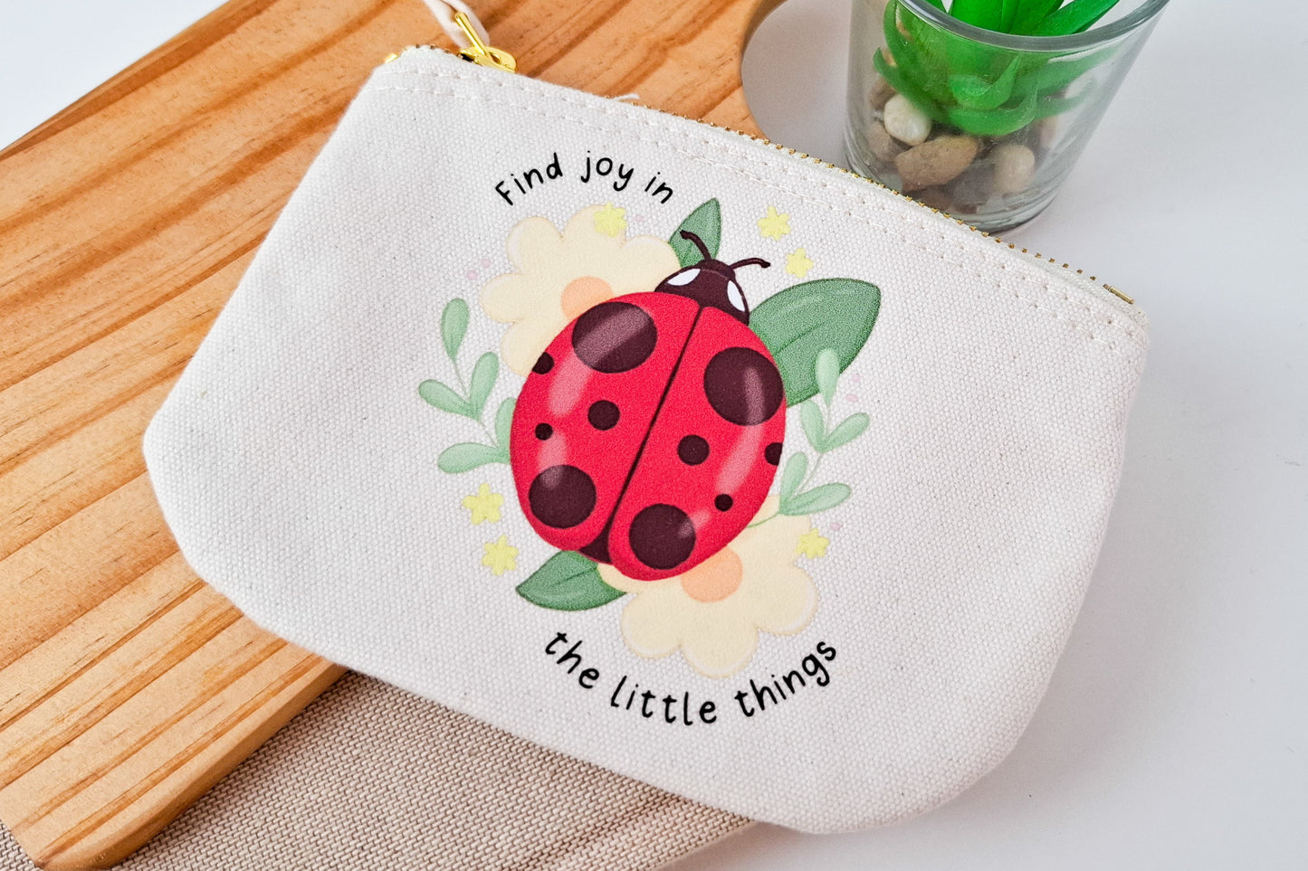 Find Joy Zip Pouch