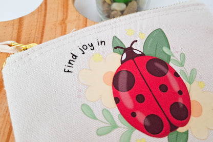 Find Joy Zip Pouch