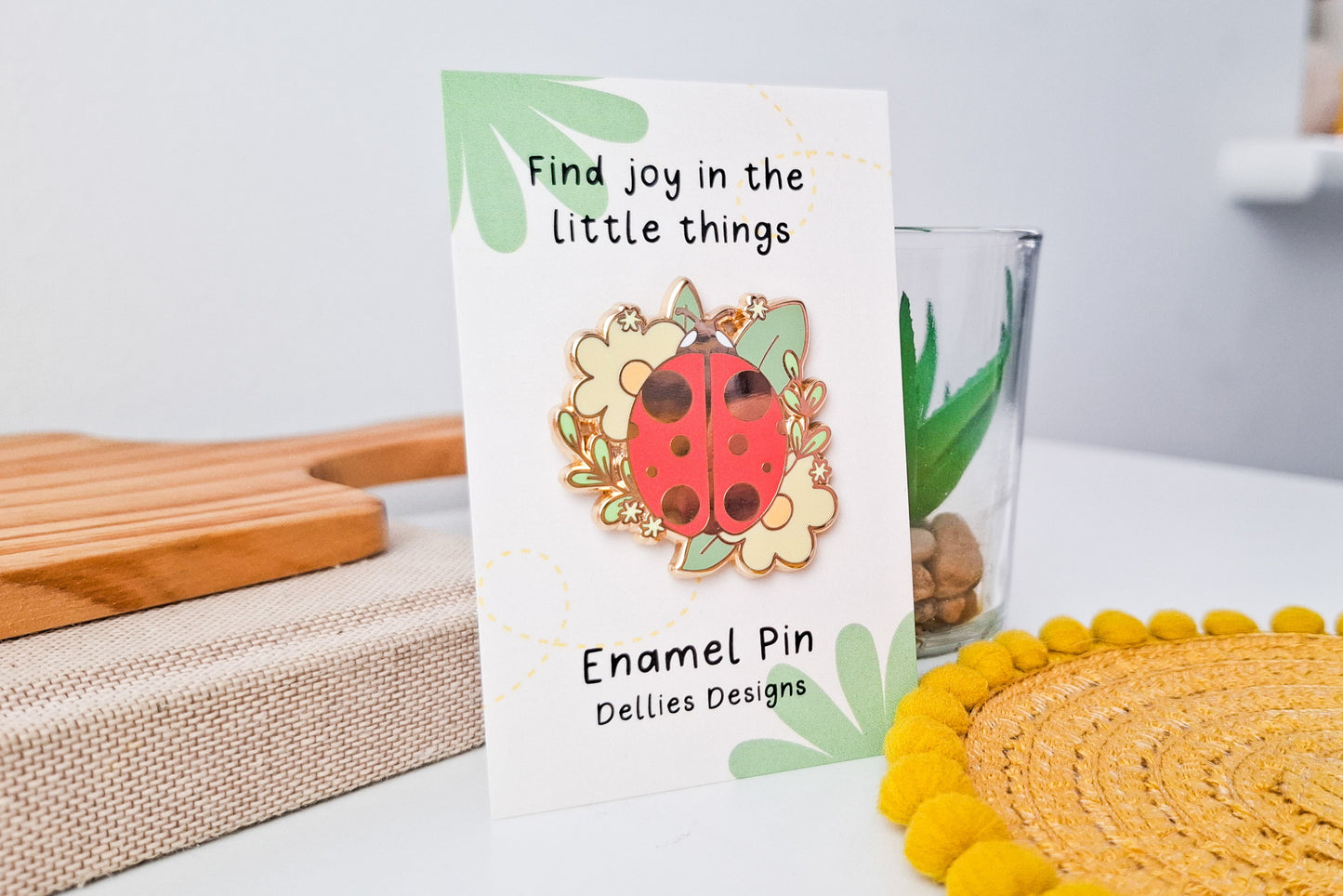 Ladybug Enamel Pin
