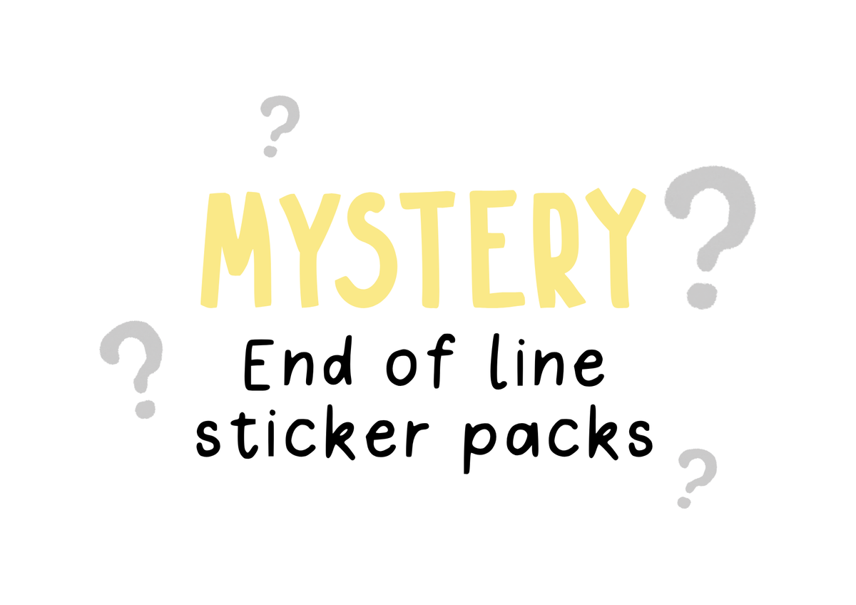 Mystery END OF LINE Stickers