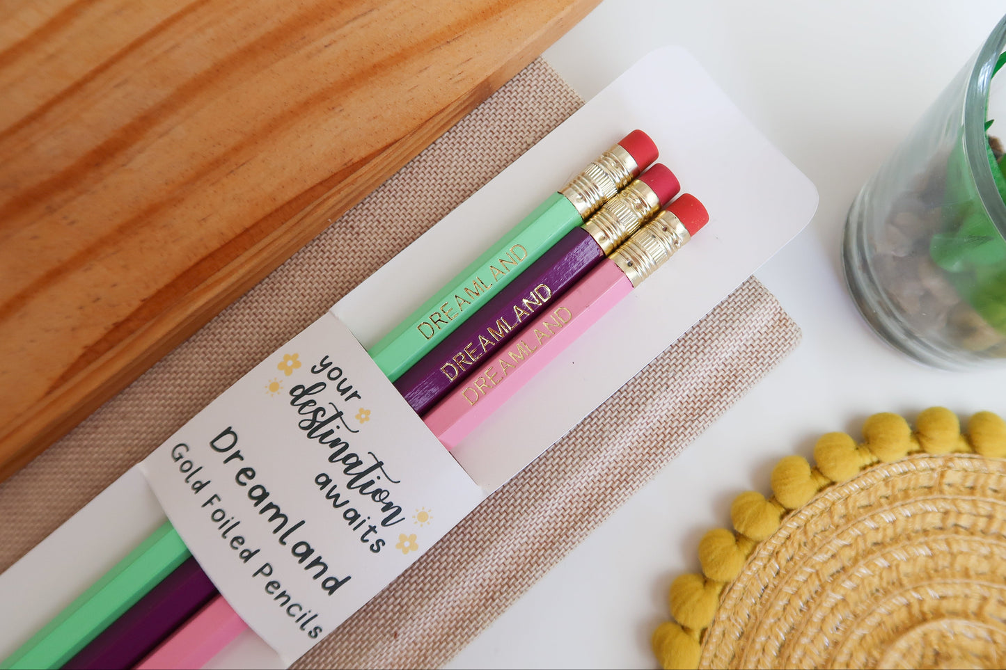 Dreamland Gold Foil Pencils