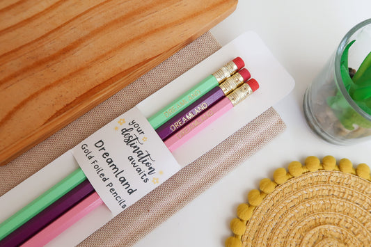 Dreamland Gold Foil Pencils