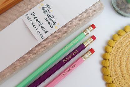 Dreamland Gold Foil Pencils