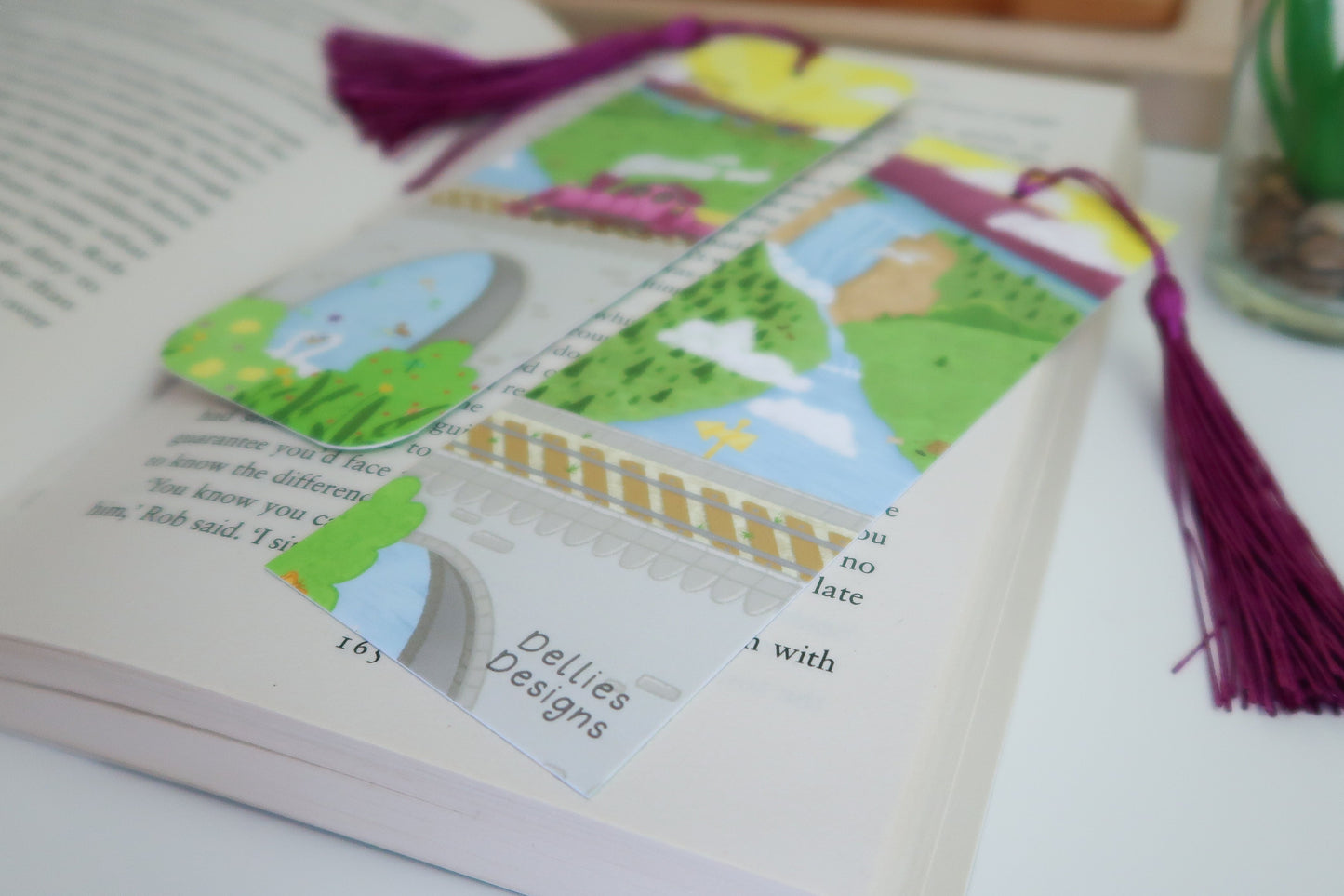 Gold Foil Tassel Bookmark - Your Destination Awaits