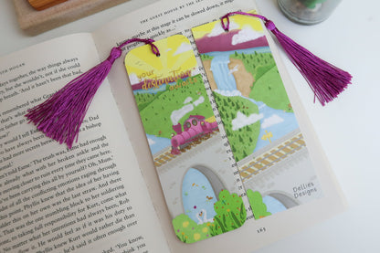 Gold Foil Tassel Bookmark - Your Destination Awaits