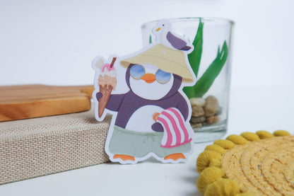 Beach Day Pecka Sticker