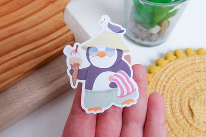 Beach Day Pecka Sticker
