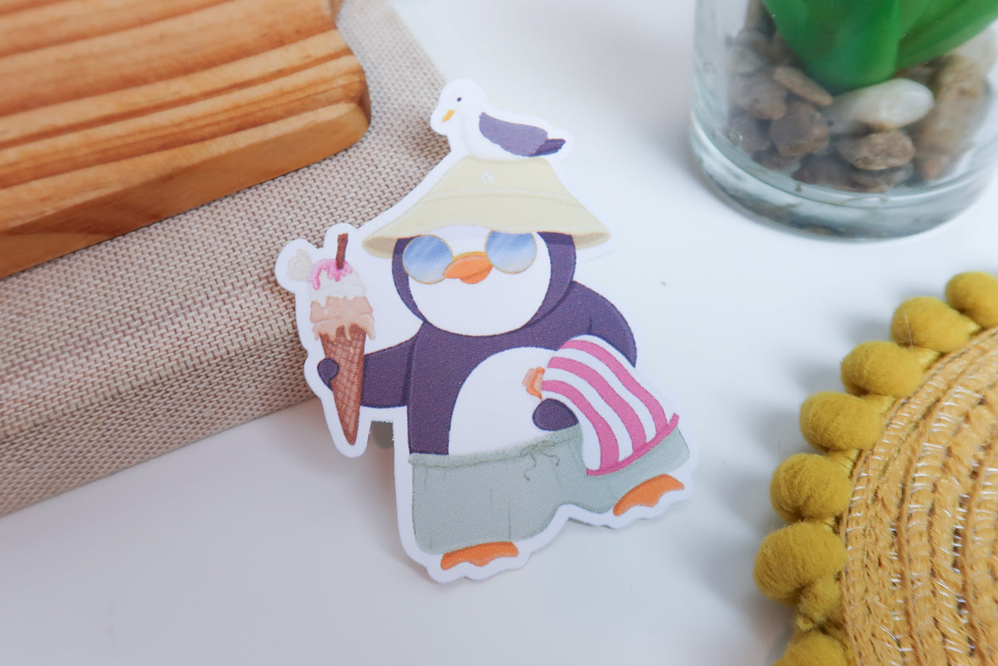 Beach Day Pecka Sticker