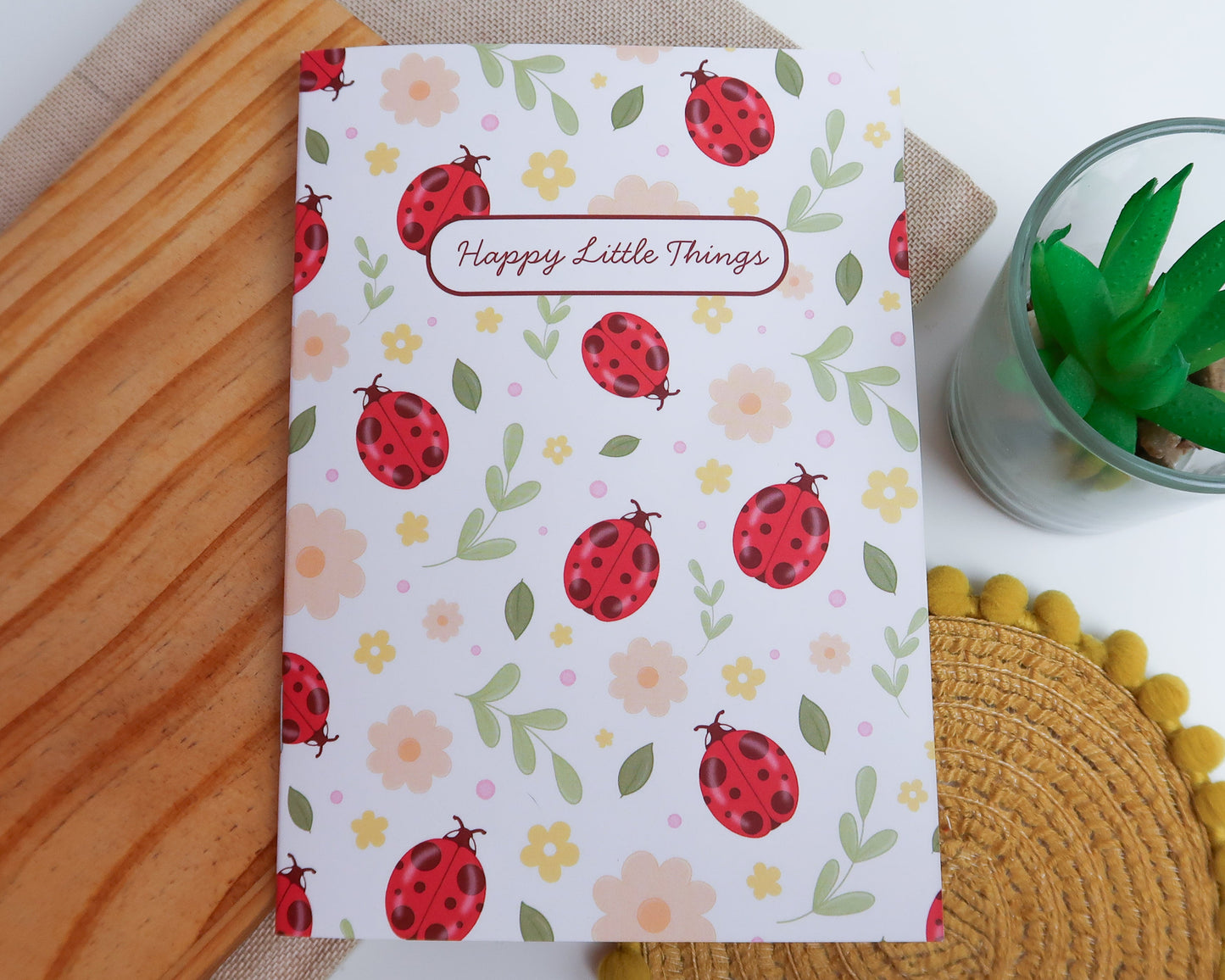 Happy Little Things Ladybug Reusuable Sticker Book