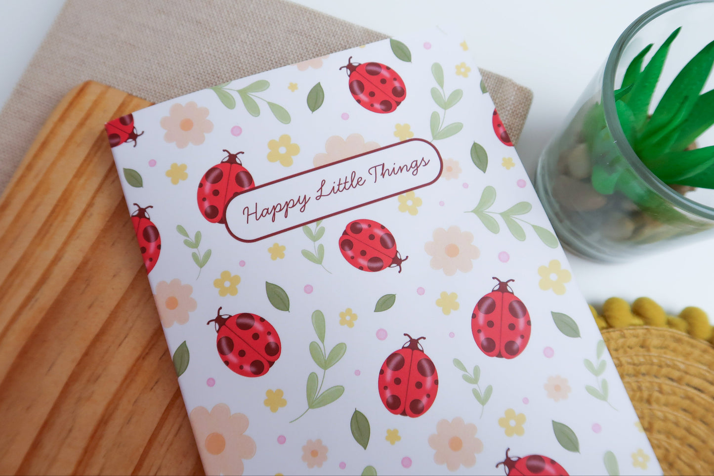 Happy Little Things Ladybug Reusuable Sticker Book