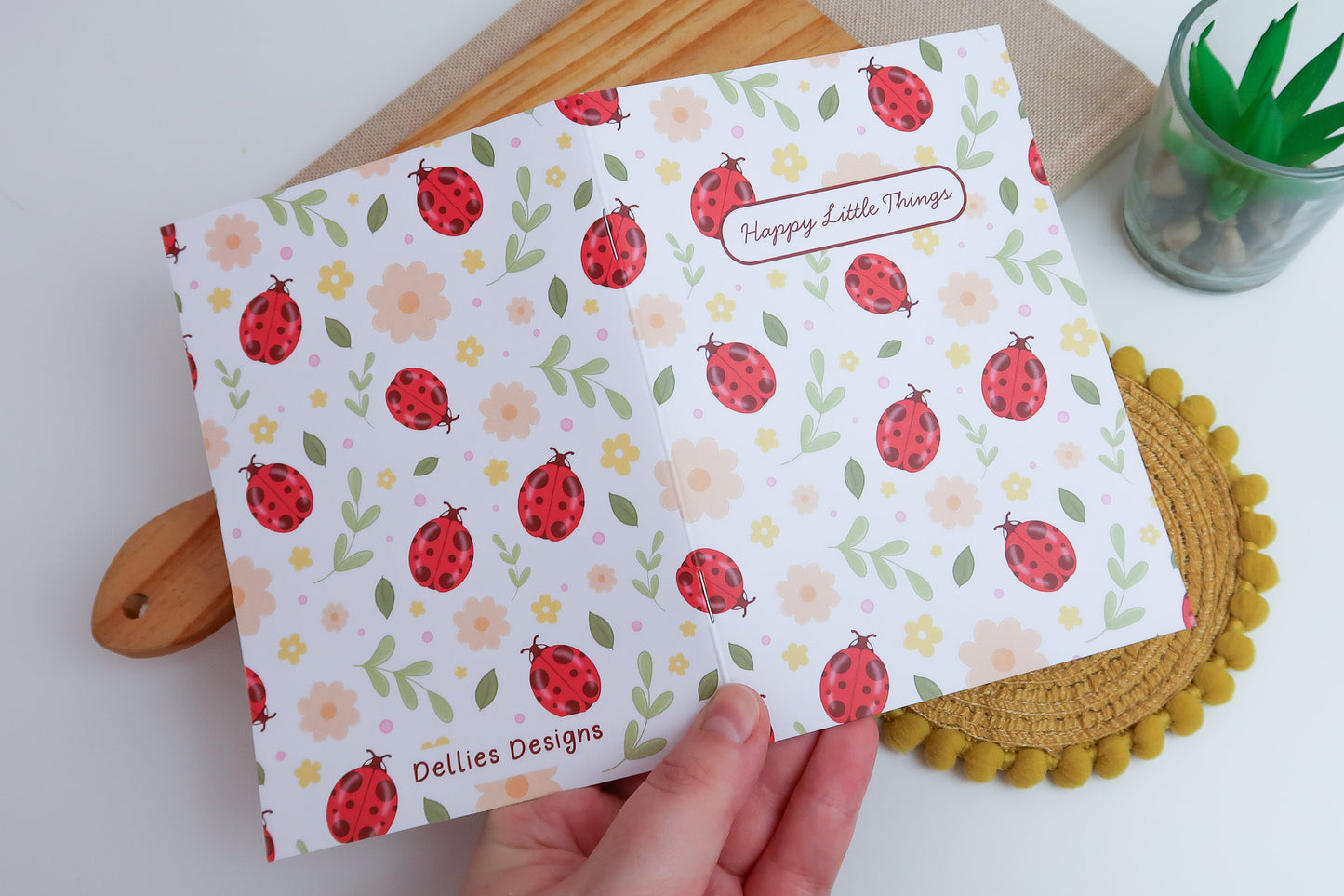 Happy Little Things Ladybug Reusuable Sticker Book