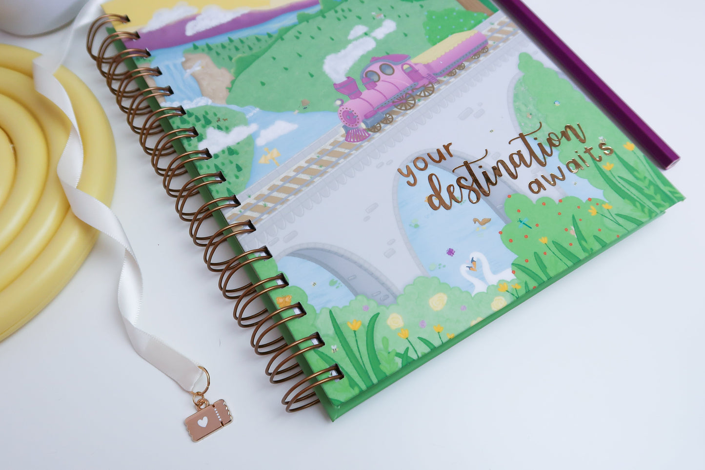 A5 - Your Destination Awaits Spiral Notebook