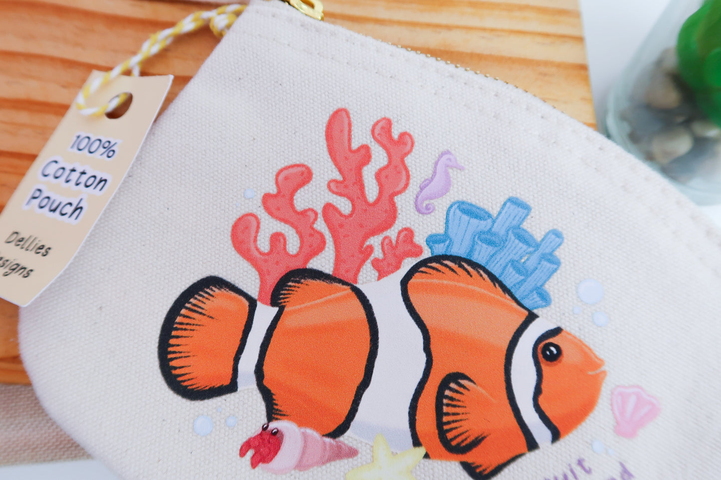 Clown Fish Zip Pouch