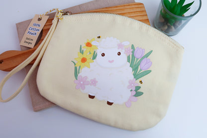Little Lamb Zip Pouch