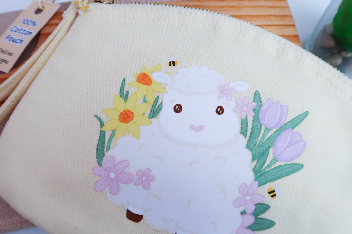 Little Lamb Zip Pouch