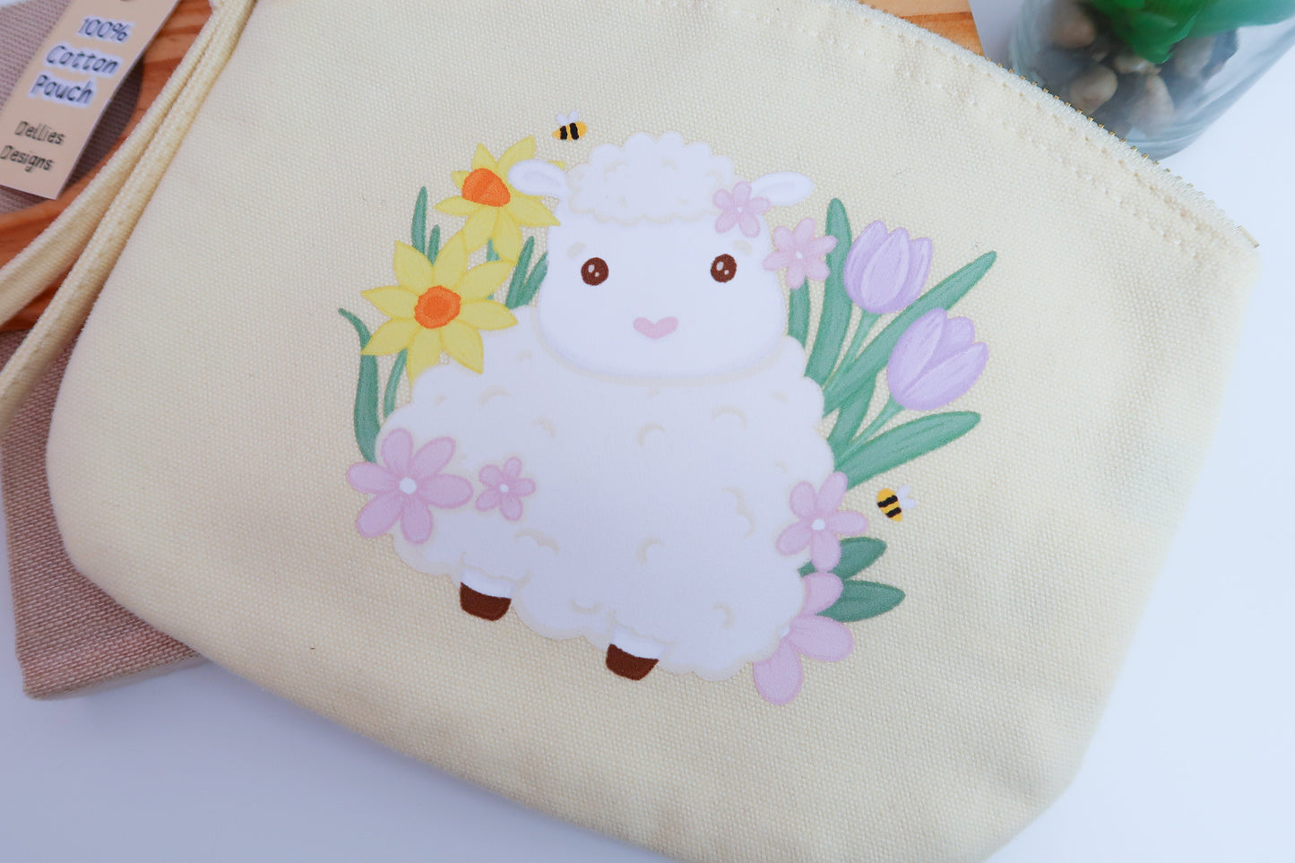 Little Lamb Zip Pouch