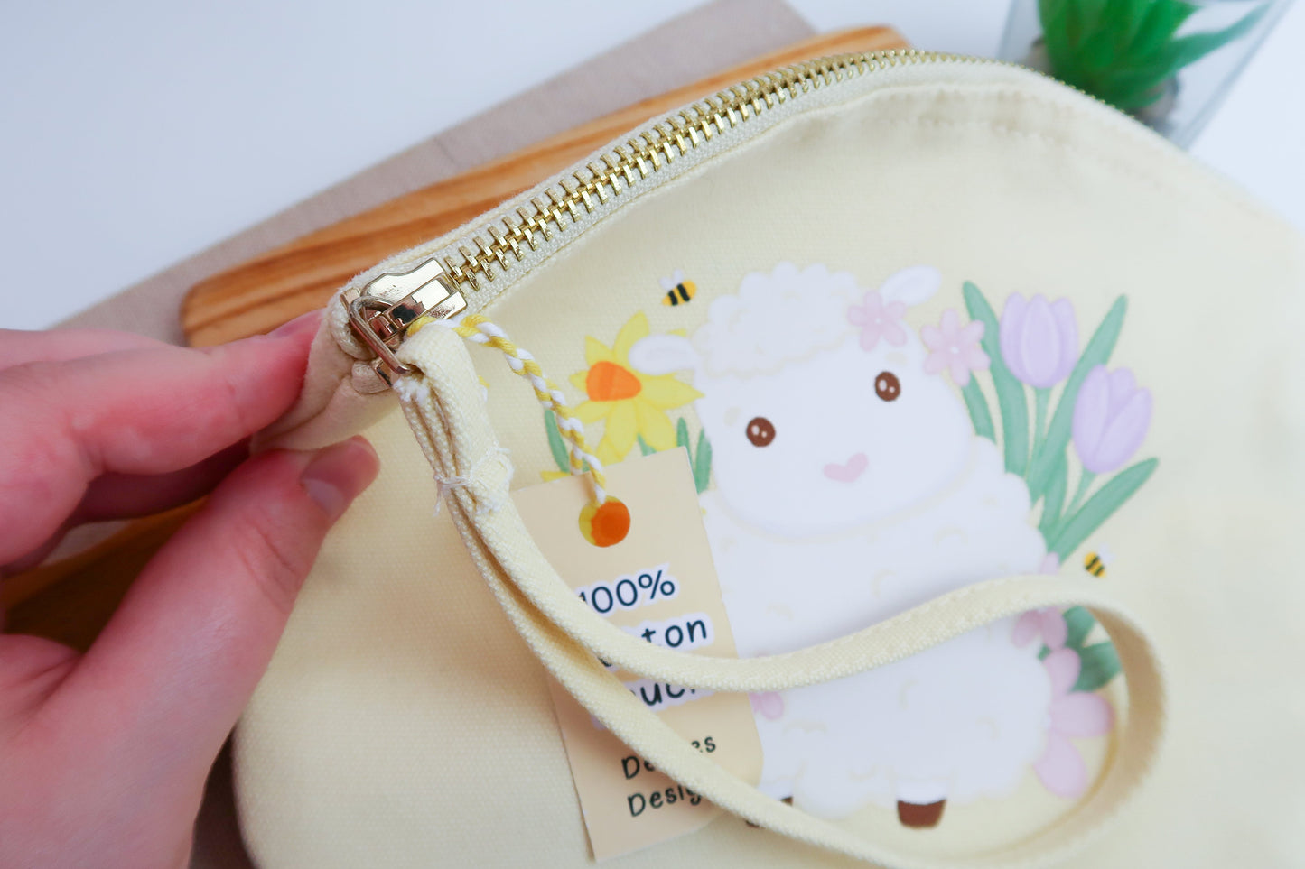 Little Lamb Zip Pouch