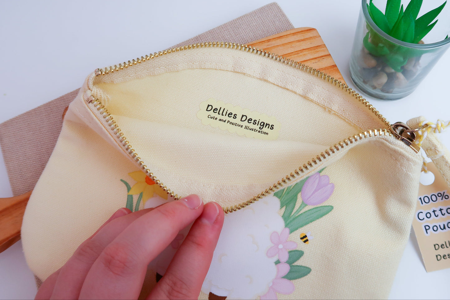 Little Lamb Zip Pouch