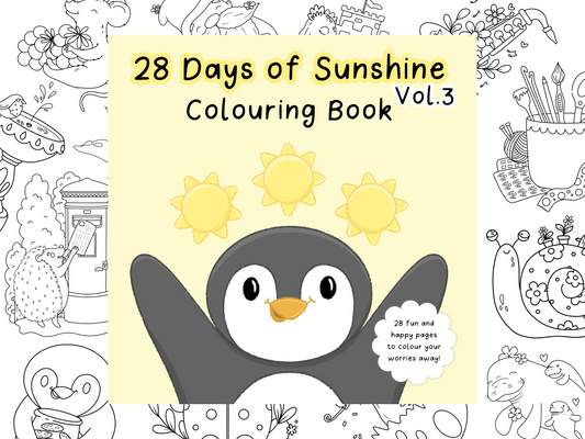 Vol.3 28 Days of Sunshine Colouring Book