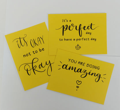 Positive Quote Postcards