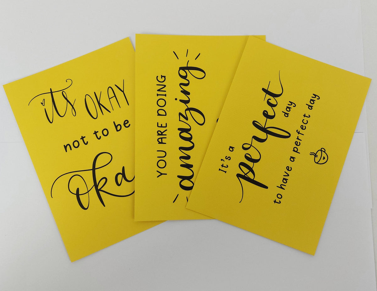 Positive Quote Postcards