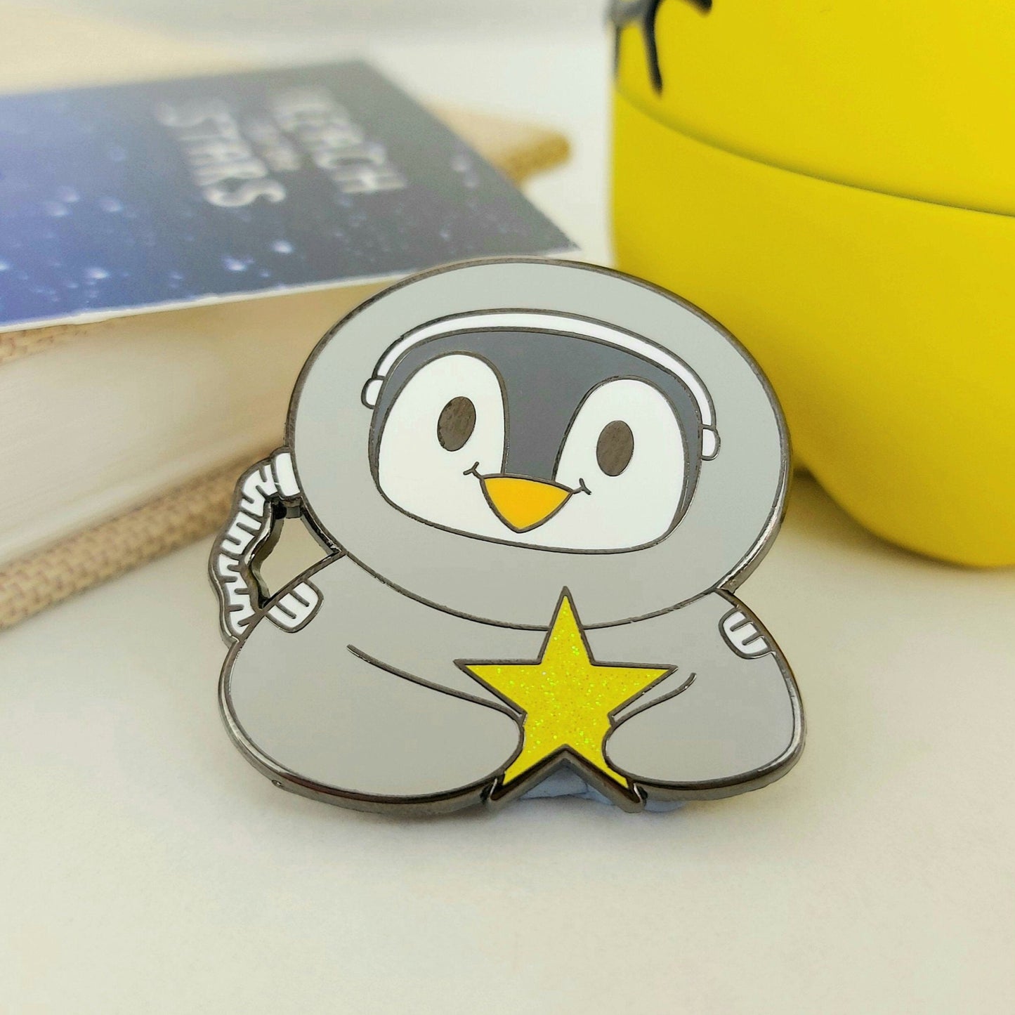 Pecka Reach for the Stars Enamel Pin