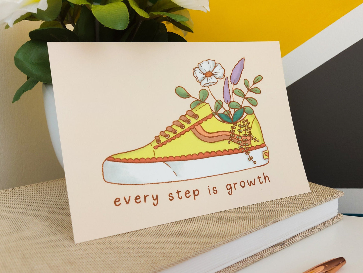 Every Step is Growth Postcard