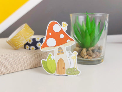 Toadstool House Sticker