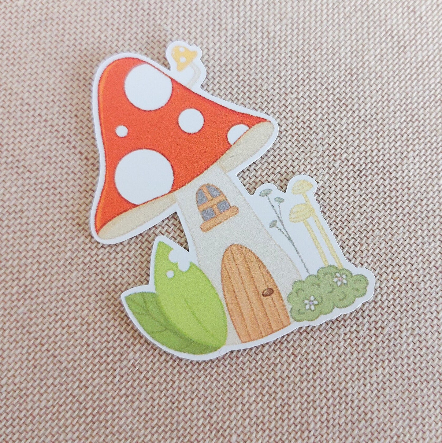 Toadstool House Sticker
