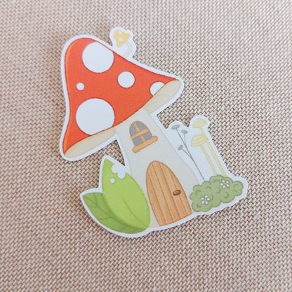 Toadstool House Sticker