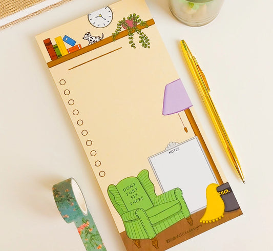 DL Don't Just Sit There Notepad