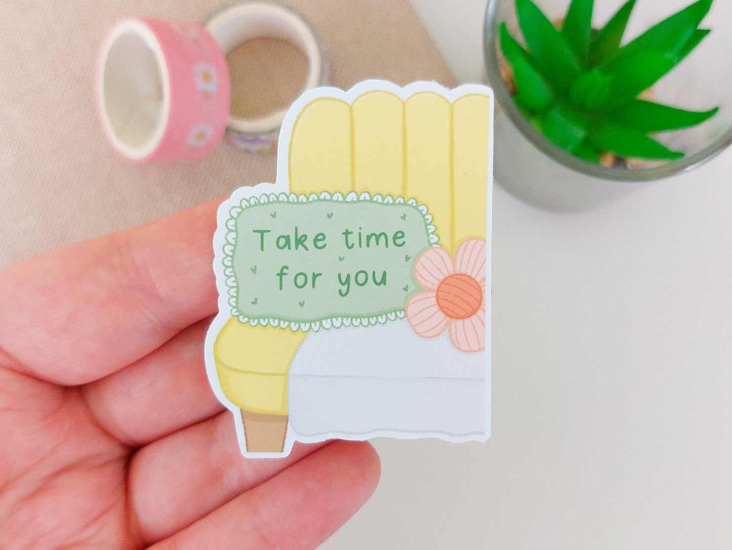 Take Time For You Sofa Sticker