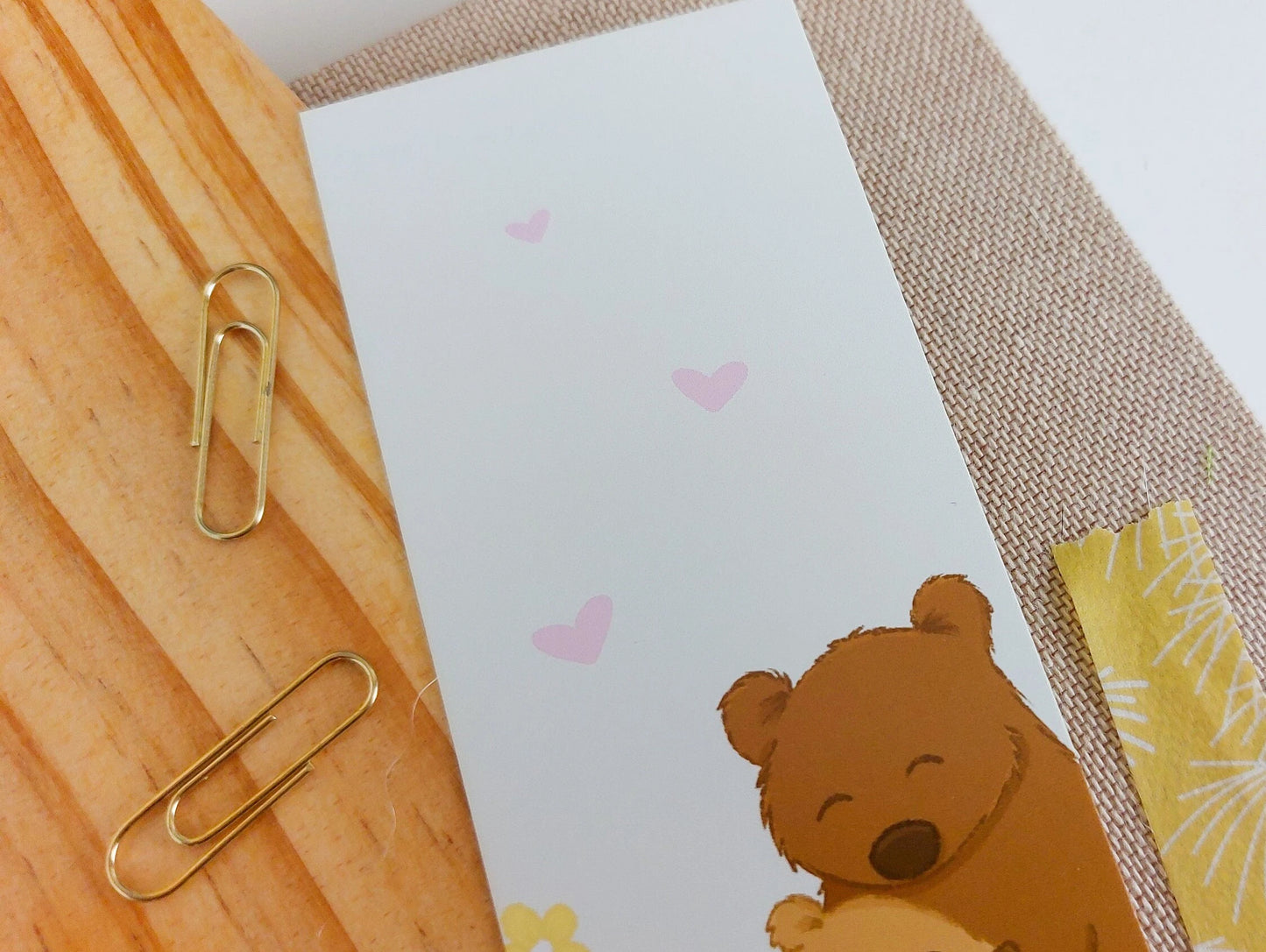 Bear Hug Bookmark