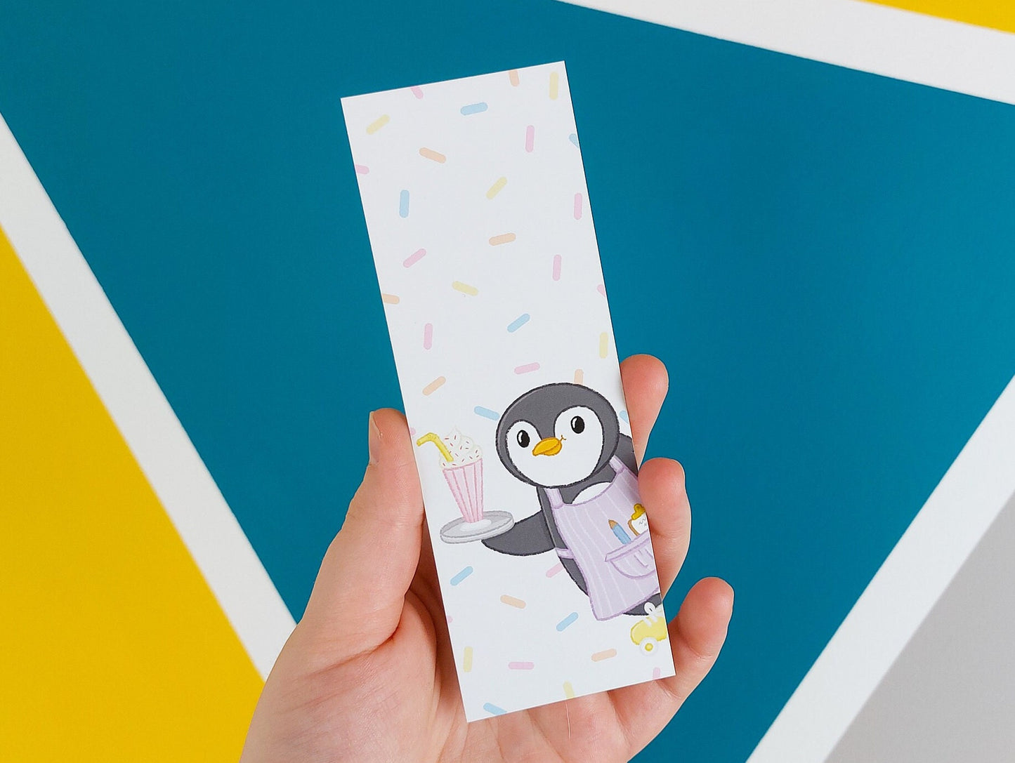 Milkshake Pecka Penguin Bookmark