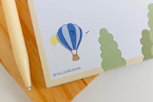 Hot Air Balloon Notepad