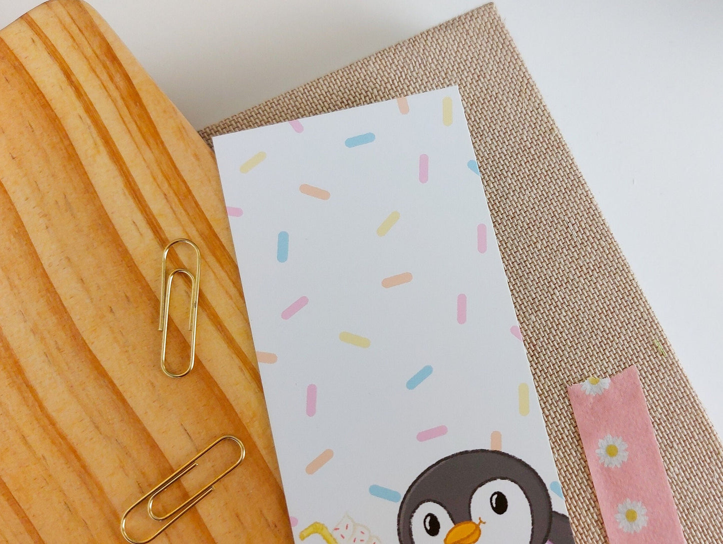 Milkshake Pecka Penguin Bookmark