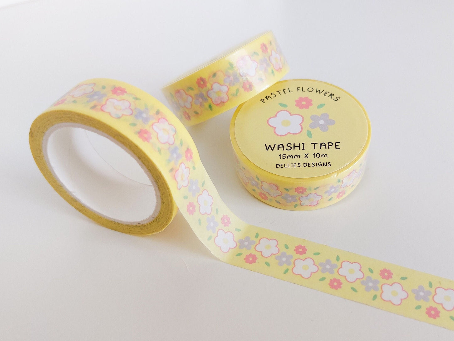 Pastel Flowers Washi Tape