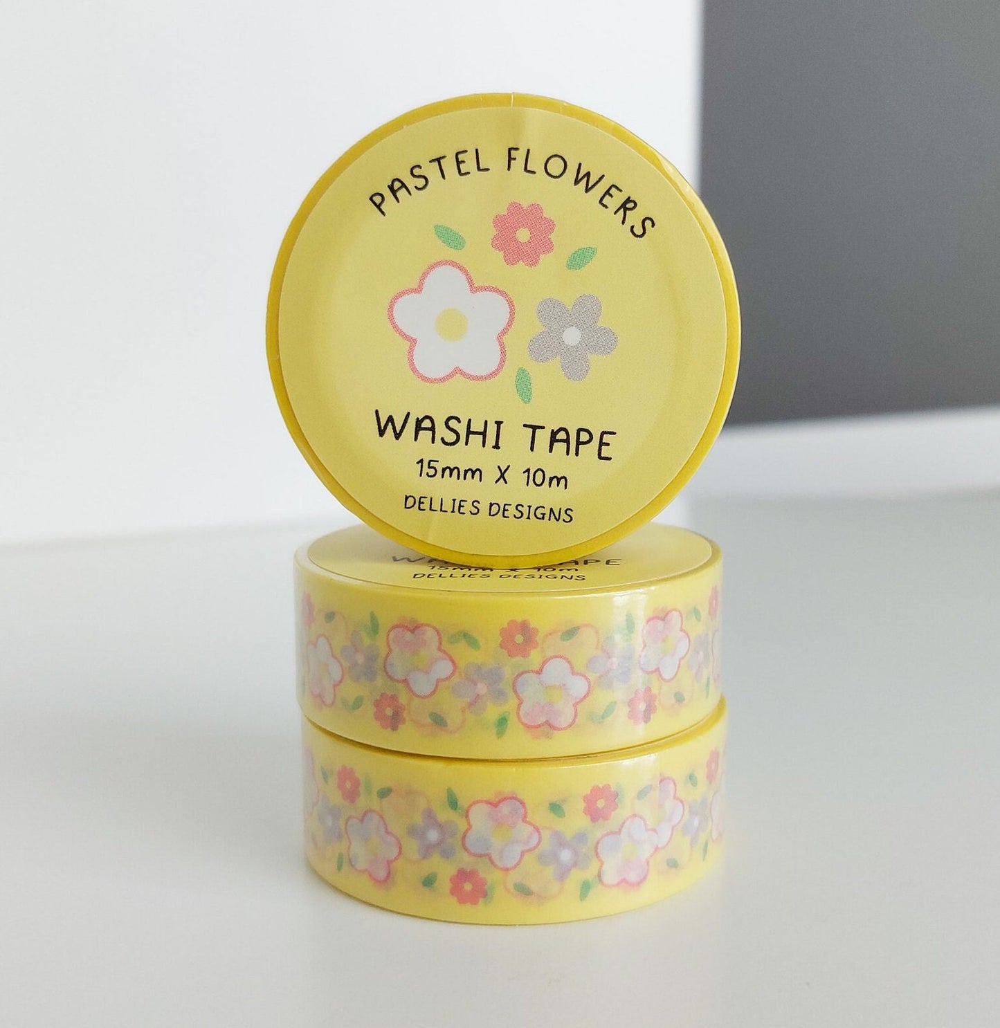 Pastel Flowers Washi Tape