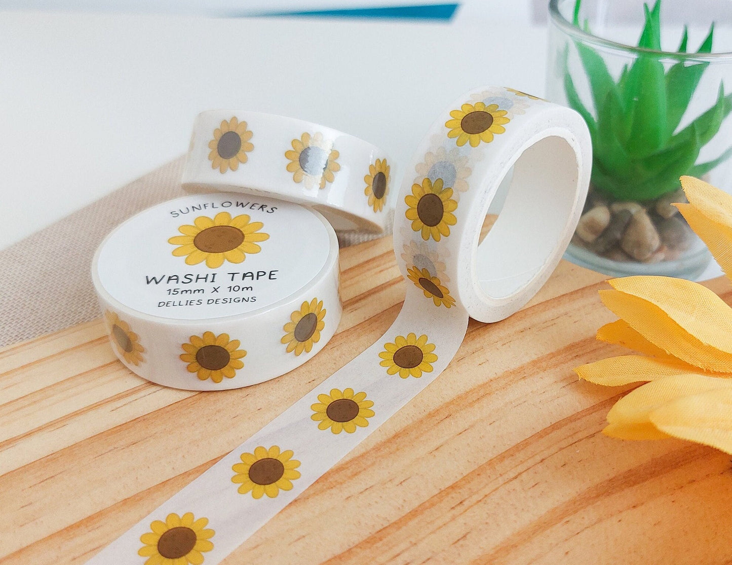 Sunflower Washi Tape