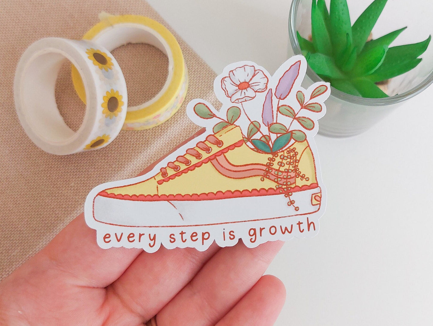 Every Step is Growth Sticker