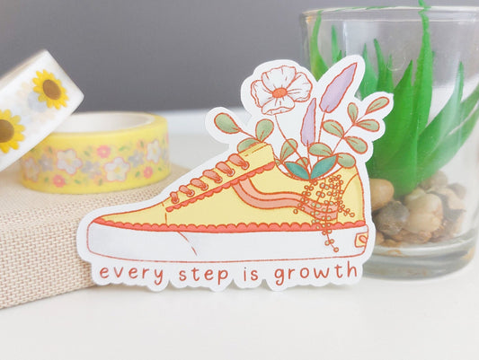 Every Step is Growth Sticker