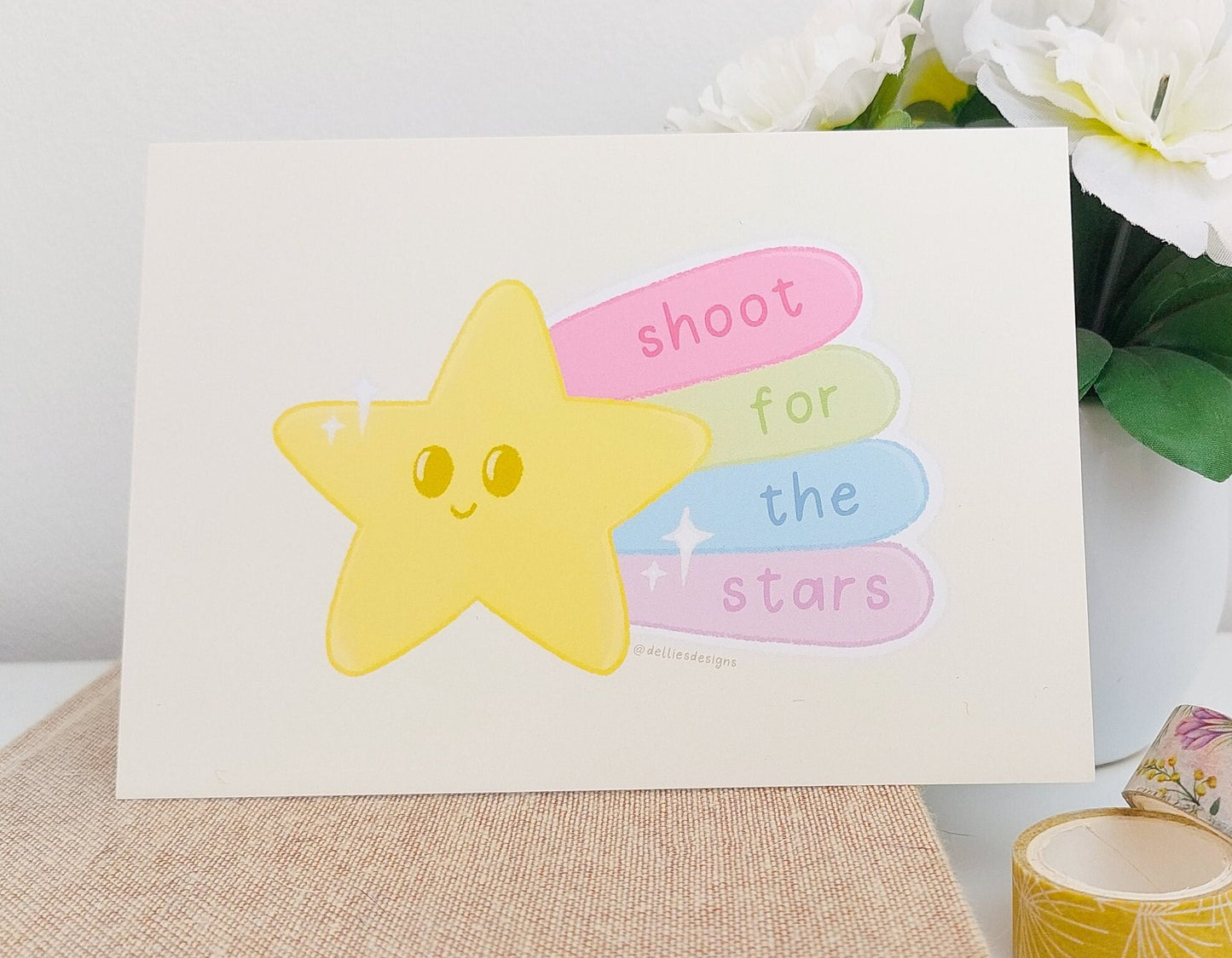 Shoot For The Stars Postcard