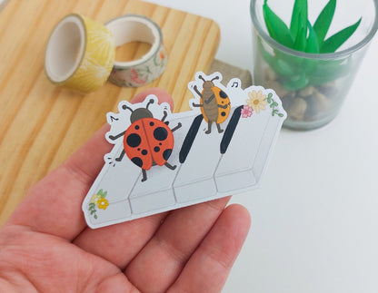 Lady Bird Sticker Piano Sticker