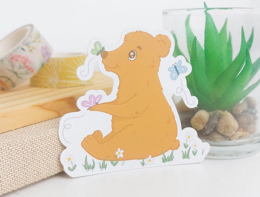 Butterfly Bear Sticker