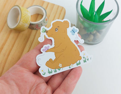 Butterfly Bear Sticker