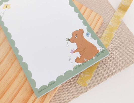 A6 Butterfly Bear Notepad