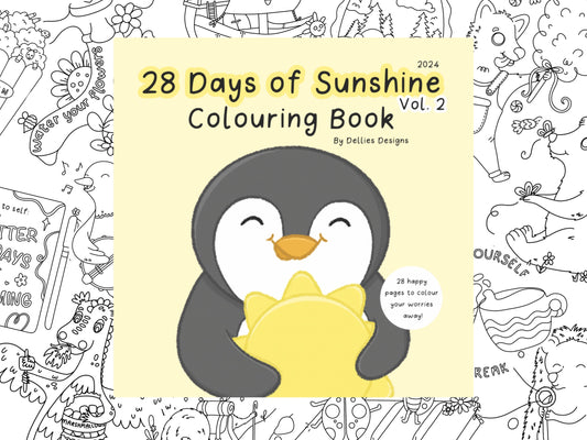 VOL.2 28 Days Of Sunshine Colouring Book